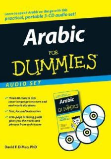 Arabic for Dummies Set by David F. DiMeo 2008, CD