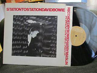 David Bowie STATION TO STATION LP rca apl1 1327 rare vinyl wow 1976 