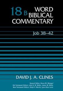 Job 38 42 by David J. A. Clines 2011, Hardcover