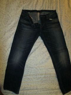 Mens Burberry Brit Authentic Denim Jeans Slim 34x34 Original Retail $ 