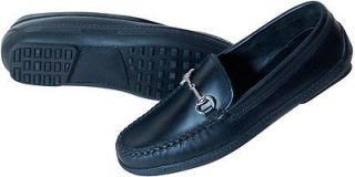 NEW in Box   Mens Custom Brand Footwear Driver Bit Golf Shoes   Black 