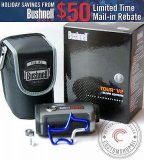 2012 Bushnell Tour V2 Slope Golf Laser Rangefinder SLOPE Edition $50 