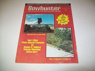 BOWHUNTER Magazine Dec/Jan 1974 Vol 3 No 2 Hunting Archer MULE DEER 