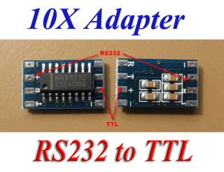 10X Serial Port Mini RS232 to TTL Converter Adaptor Module MAX3232 