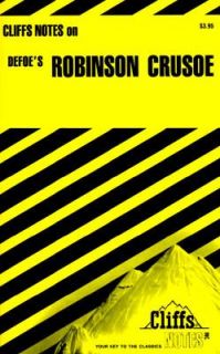 Robinson Crusoe by Cliffs Notes Staff 1976, Paperback