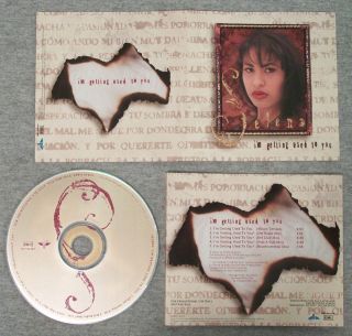 Selena   Im Getting Used To You remixes   1996 U.S. PROMO cd   RARE