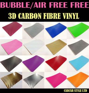 Carbon Fibre Vinyl Wrap 3D Textured (bubble free)