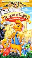 The Secret of NIMH 2 Timmy to the Rescue VHS, 1998, Family 