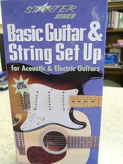 Basic Guitar & String Set Up VIDEO VHS   for Acoustic and Electric 