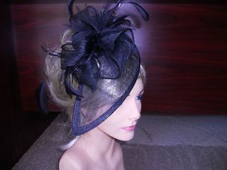   derby hat hair sinamay feather fascinator dress hat wedding hat