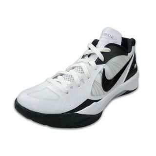 Nike Zoom Hyperdunk 2011 Low White/Metallic Silver Black 487638 102 SZ 