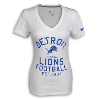 Detroit Lions LADIES Team Establishment T Shirt by Nike
