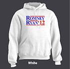 ROMNEY RYAN 12 ~ HOODIE reagan bush republican president ALL SIZES 
