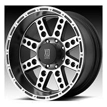   DIESEL BLACK MACHINED WITH 285/50/20 SUNNY SN3980 TIRES F 150 WHEELS