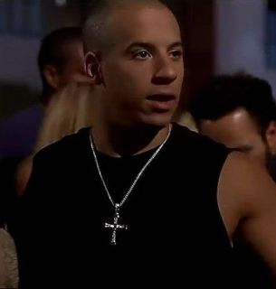FAST and the FURIOUS Vin Diesel Dominic Torettos crystal CROSS 