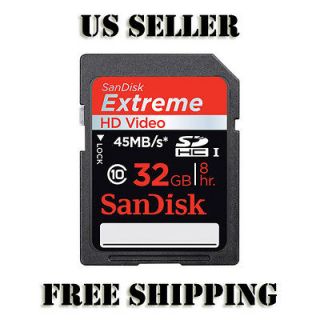 SanDisk 32Gb SDHC Memory Card Extreme Class 10   BRAND NEW