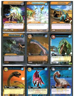 DINOSAUR KING UD TCG Card DKTB Page of 9 [WATER][Lv6 Duo] 2 Foil +7 