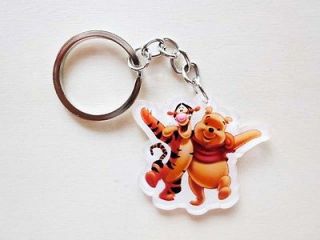   Winnie The Pooh Tigger Plastic Key Chain Ring Charm Holder Strap 3176