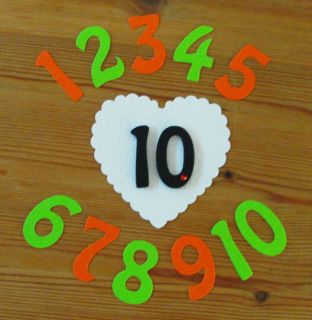   Cuts   1   10   Topper   Kids   Wedding/Party Table Number   Birthday
