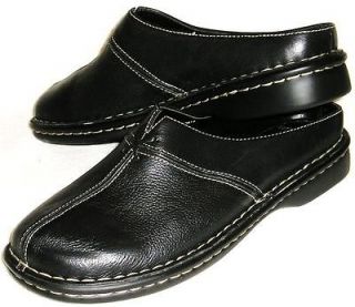 NEW Womens DOCKERS DAFFODIL Black Mules/Clogs Casual/Dress Shoes Wide 