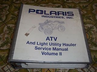 Polaris atv & light utility vehicle service manual