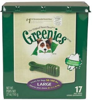 Greenies Senior Large Dog Chew Treats 27oz Tub   17 Co