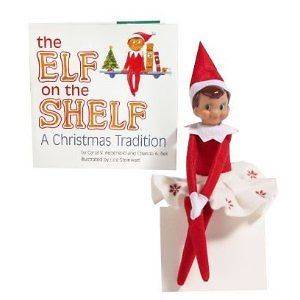 The Elf on the Shelf Girl Light Doll with Book A Christmas Tradition 