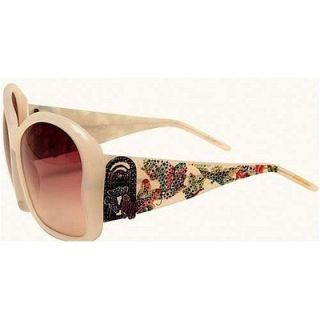 ED HARDY EHS049 BUTTERFLIES PEARL SUNGLASSES NEW IN BOX *FREE 