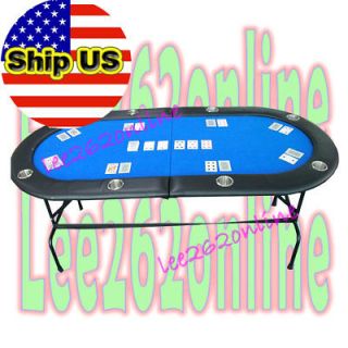 Newly listed BL FOLDABLE 8 PLAYER CASINO TEXAS HOLDEM STAINLESS STEEL 