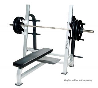 YORK Commercial Olympic Flat Bench Press Exercise Weight Workout 