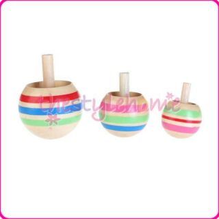   Colorful Cool Funny Spinning Top Kids Toy 3 Sizes Can Spin Two Sides