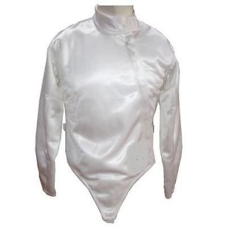 NEW Foil Epee Sabre Fencing Cotton 350N Jacket front zipper mens Right 