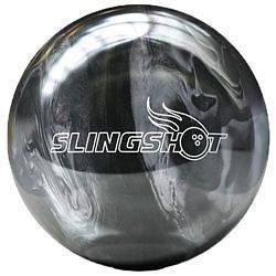 14lb Brunswick Slingshot Black/Silver Bowling Ball