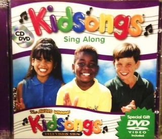 NEW Kidsongs SING ALONG CD & BONUS DVD Kid Songs CD