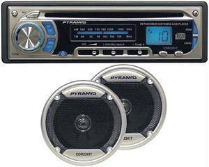 PYRAMID CDR22KIT AM/FM RECEIVER CD PLAYER WITH 4 SPEA