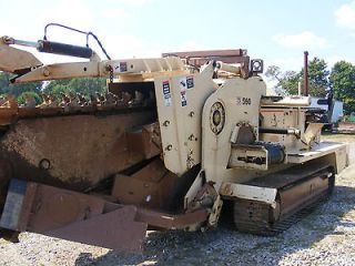 1993 Trencor 560 chain type track trencher w/ Truck loading conveyor 
