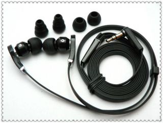 Hot Sale Black In Ear Headphone Earphone For  MP4 iPod iPhone PSP 