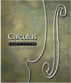 Calculus, Early Transcendentals by James Stewart 1999, Hardcover 