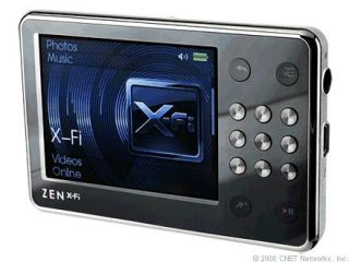 Creative ZEN X Fi Black 8 GB Digital Media Player