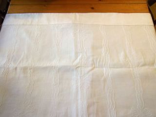   Delorme PALAIS ROYAL Paris Crisp White King Coverlet Bedspread Quilt
