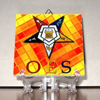 Order of the Eastern Star Ceramic Tile Logo Emblem HQ Freemasonry 