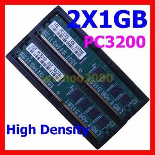 1GB+1GB PC3200 DDR400 400MHz DDR 184PIN DESKTOP MEMORY 2GB
