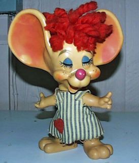   Topo Gigio Mouse Puppet Bank Doll Figure 10 ~ Ed Sullivans Show 1962