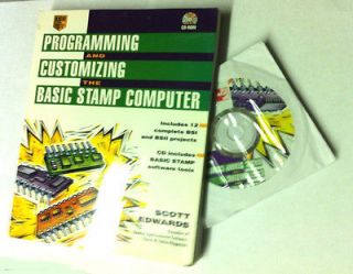 PARALLAX BASIC STAMP BOOK AND CD WITH LOTS OF PROGRAMS BY SCOOT 