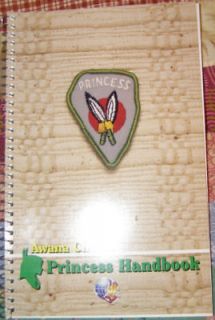 New Awana Chums Princess Handbook Club Manual