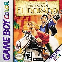 Gold and Glory The Road to El Dorado Nintendo Game Boy Color, 2000 