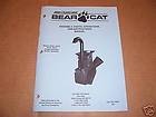 c485) Bearcat Owner Manual 3 Point Chipper Shredder