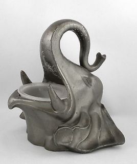 1930s NICE ART DECO FRANKART ELEPHANT HEAD ASHTRAY