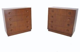 Pair of Art Deco Gilbert Rhode Commodes Dressers Chests