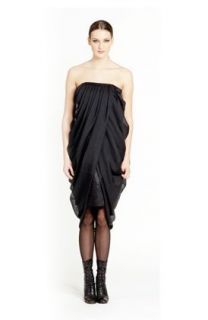 735 NEW Elm Design Silk Drape Layer Black Dress Lagenlook 1 M